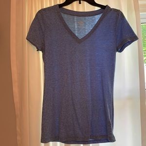 Baby blue v-neck